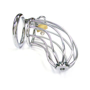 Stainless Steel Chasity Cock Cage with Padlock