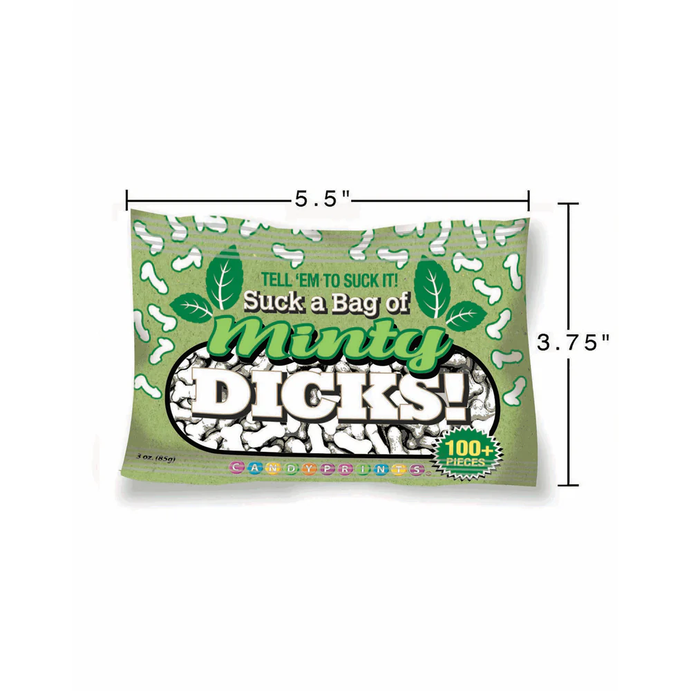 Suck a Bag of Minty D*cks Candy 3oz bag