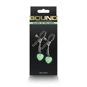 Bound G3 Nipple Clamps Gunmetal