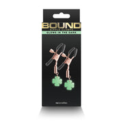 Bound G4 Nipple Clamps Rose Gold