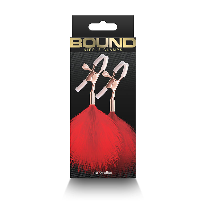 Bound F1 Nipple Clamps – Red
