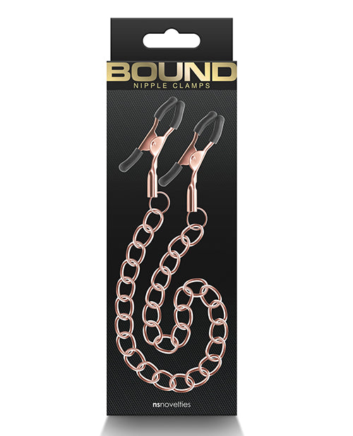 Bound DC2 Nipple Clamps Rose Gold