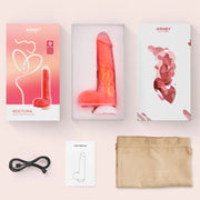 Noctura App-Enabled Thrusting Dildo - Pink