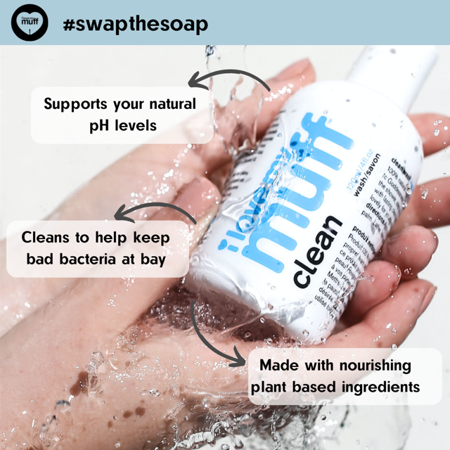 I LOVE MY MUFF CLEAN Blue : Wash