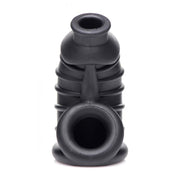 Dark Chamber Silicone Chastity Cage -Blk