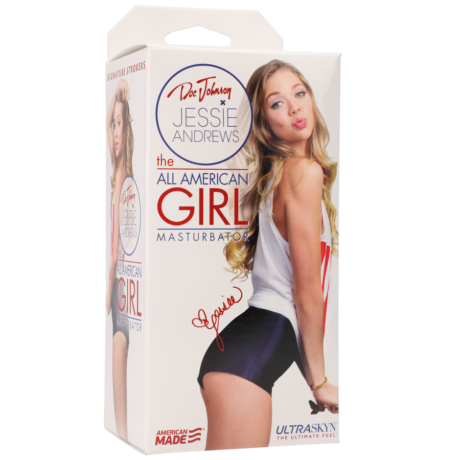 Doc Johnson Signature Strokers - Jessie Andrews - ULTRASKYN The All American Girl Masturbator - Vanilla