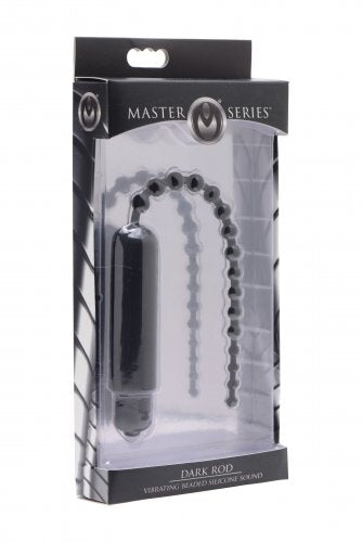 Dark Rod Vibrating Beaded Silic Sound