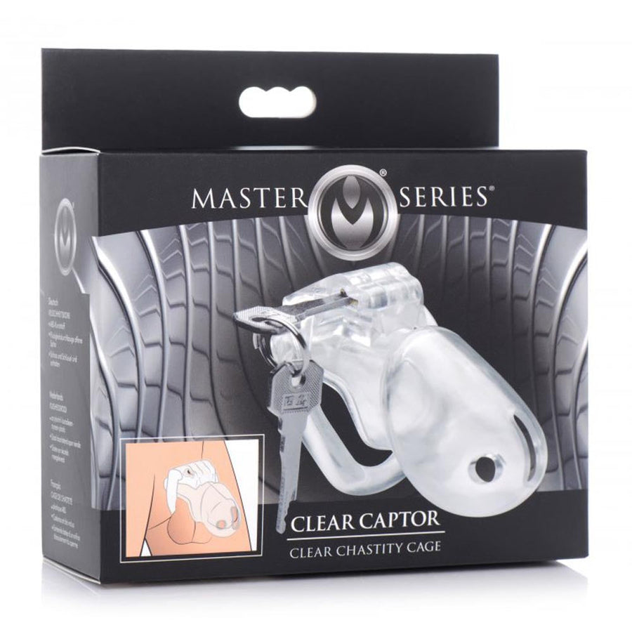 Clear Captor Chastity Cage - Large *