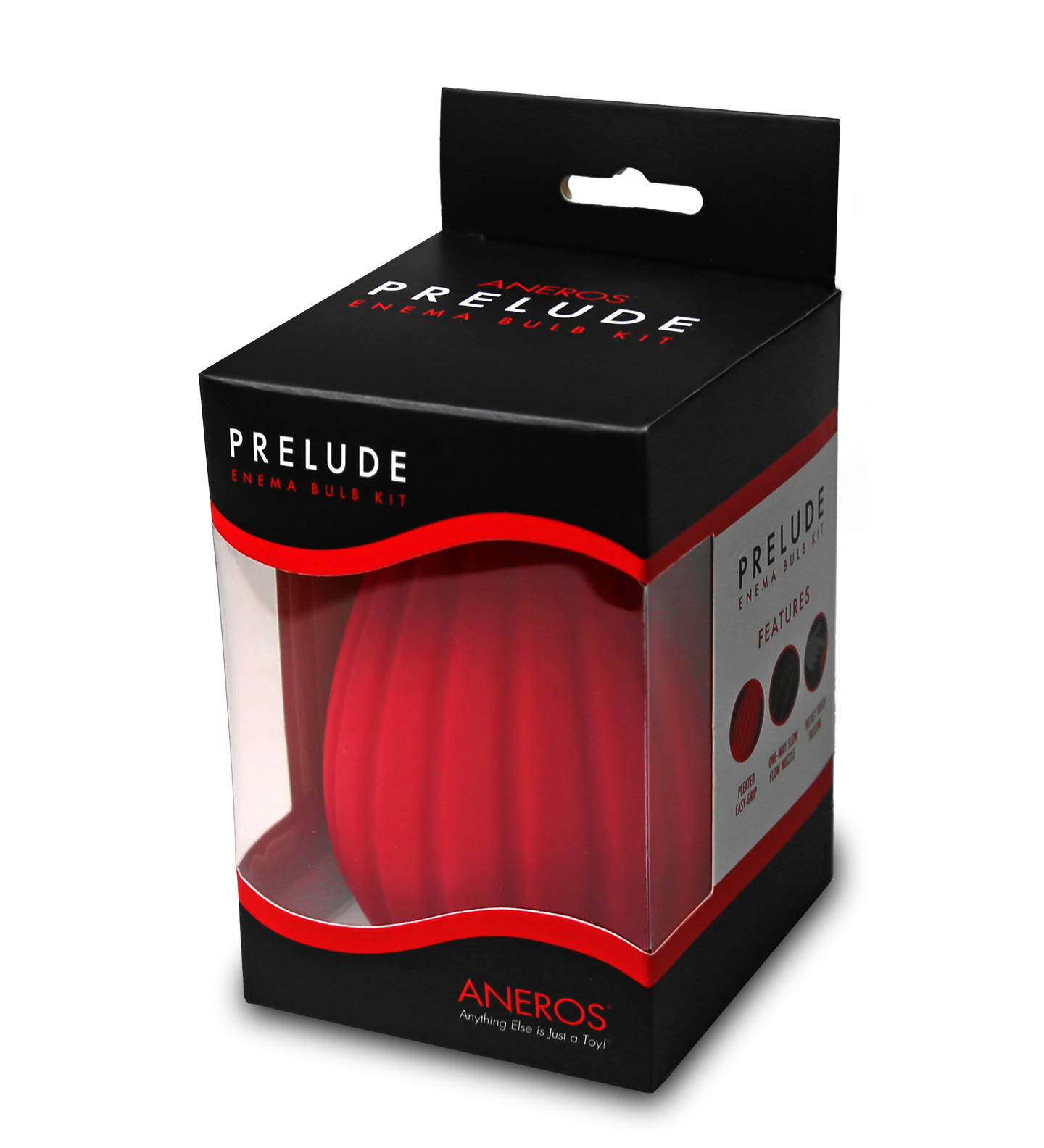 Prelude Enema Bulb Kit Red