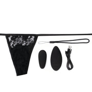 Premium Ergonomic Remote Panty Set - Black