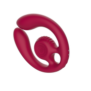 SVibe Snail GIZI Duo Couples Stimulator, burgundy