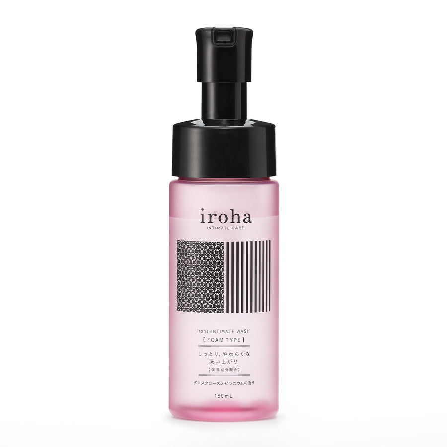 iroha Intimate Foam Wash - Damask Rose and Geranium  5.07oz