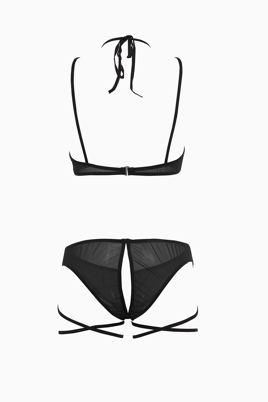 Monique Bra & Panty Set-Black