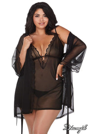 Sheer Robe Set Queen