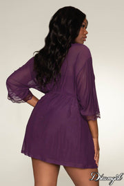 Sheer Robe Set Queen