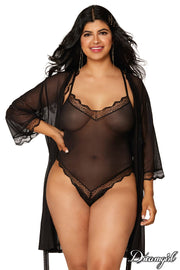 Teddy Robe Set- Plus SIze