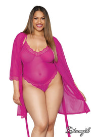 Teddy Robe Set- Plus SIze