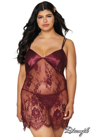 Eyelash Lace Chemise