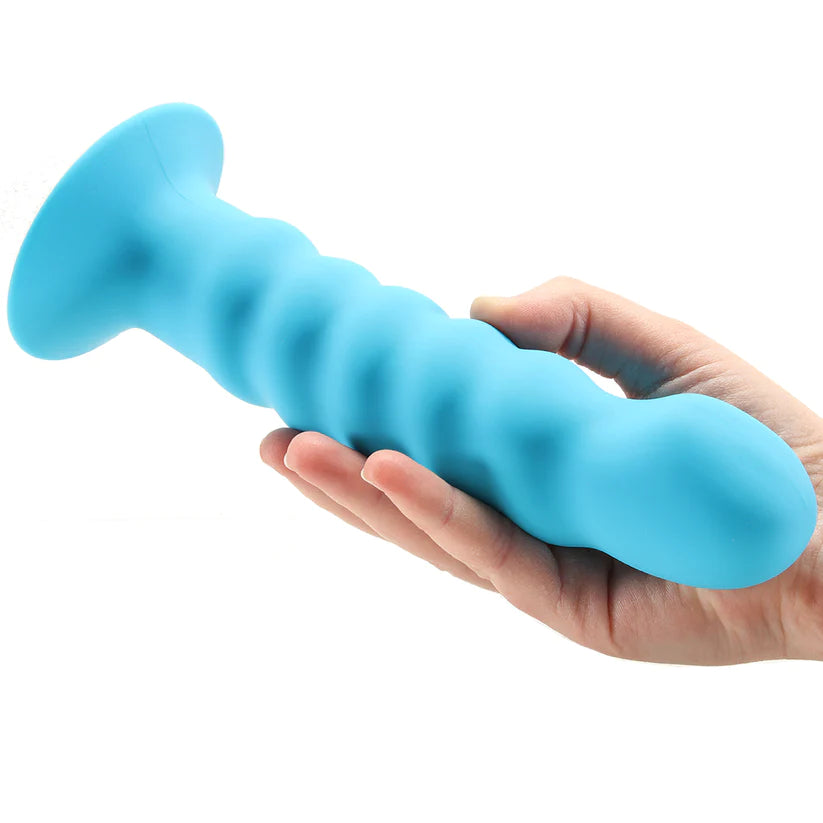 Kendall Silicone Dong - Neon Blue 7.5" *