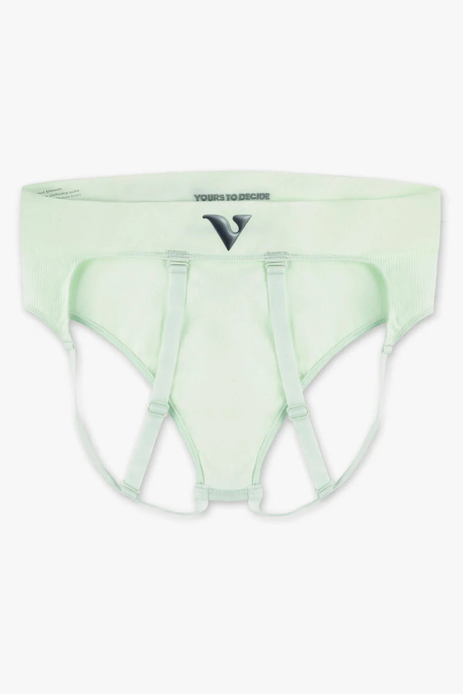 Womens Small - JockVStrap Rib Briefs - Mint