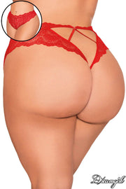 Strappy Back Panty-Plus Size