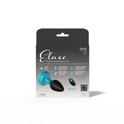 TEAL Ombre - SMALL Cheeky Charms Eluxe Vibrating  Plug With Remote - Clear Gem
