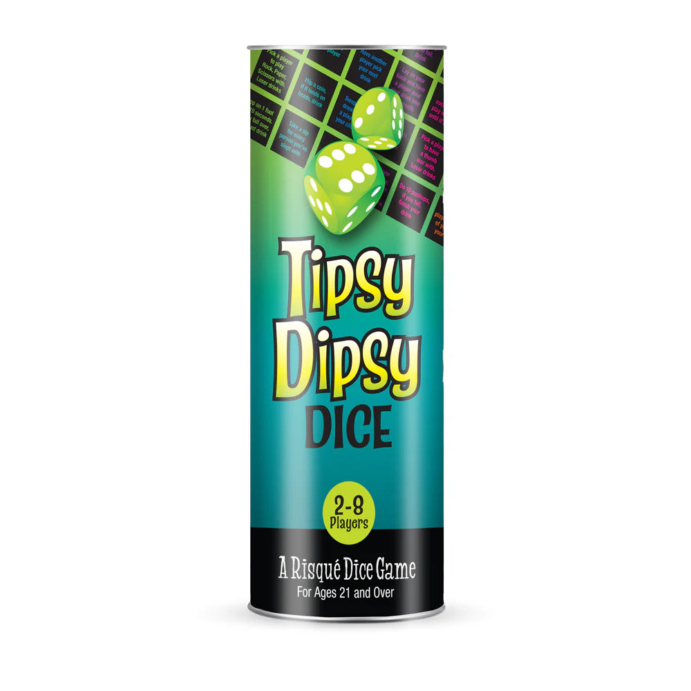 Tipsy Dipsy Dice Game, Drinking Dice Game for Adults