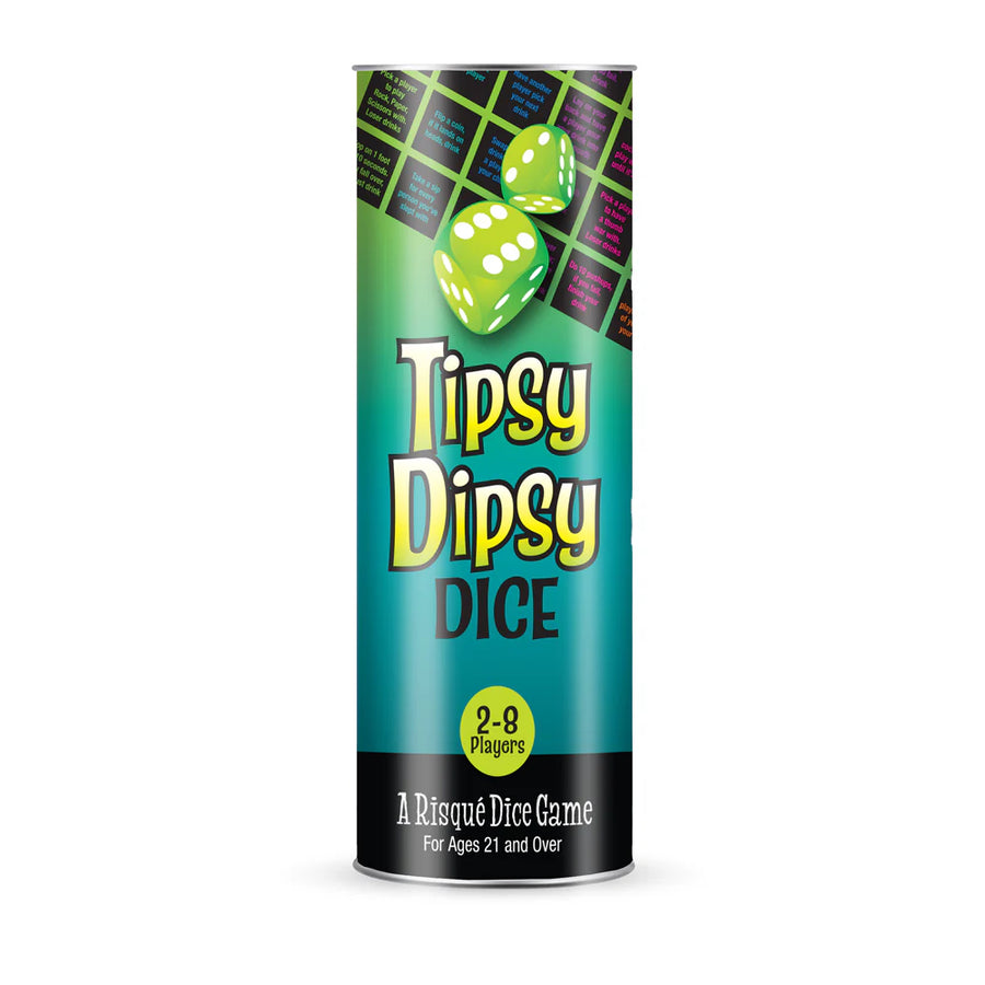 Tipsy Dipsy Dice Game, Drinking Dice Game for Adults