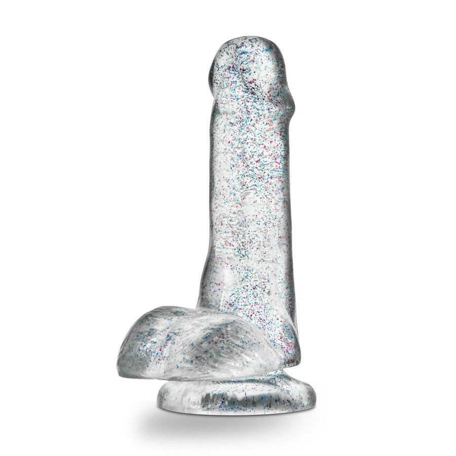 Naturally Yours 6" Glitter Cock W Balls