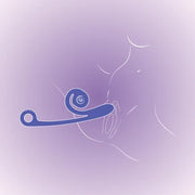 SVibe Snail CURVE vibrator, peachy pink