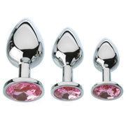 Adam & Eve Pink Gem Anal Plug Set