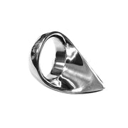 Stainless Steel Tear Drop Cock Ring - 45mm