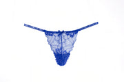 Elle G-String-Blue