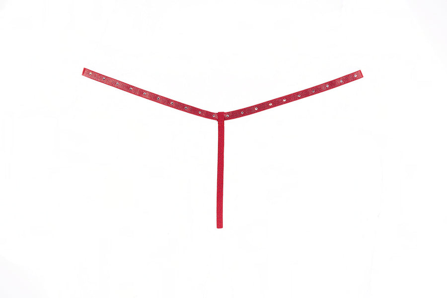 Elle G-String-Red