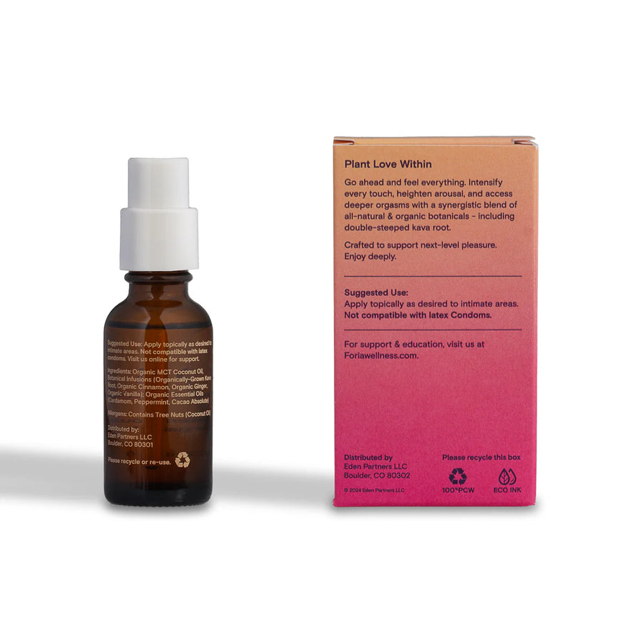 Awaken Arousal Oil with Organic Botanicals