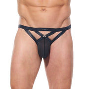 CANDY-X Sheer Thong Black