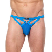 CANDY-X Sheer Thong Blue