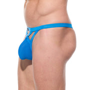CANDY-X Sheer Thong Blue