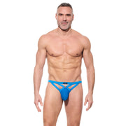 CANDY-X Sheer Thong Blue