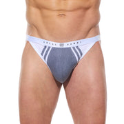 TORQUE Padded Pouch Thong White