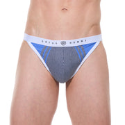 TORQUE Padded Pouch Thong Blue