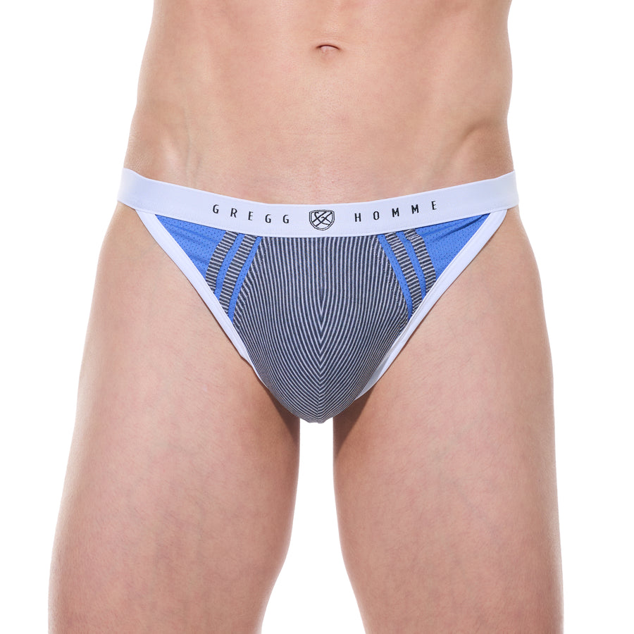 TORQUE Padded Pouch Thong Blue