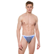 TORQUE Padded Pouch Thong Blue