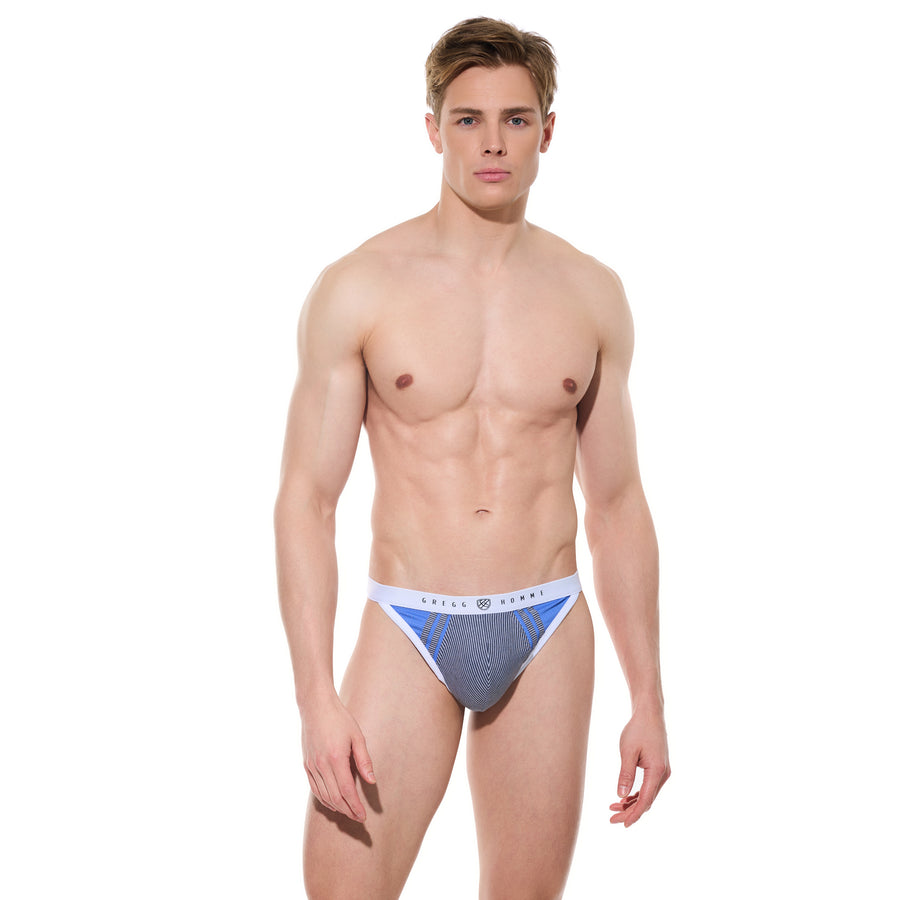 TORQUE Padded Pouch Thong Blue