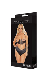 HARNESS & PANTY SET - BLACK