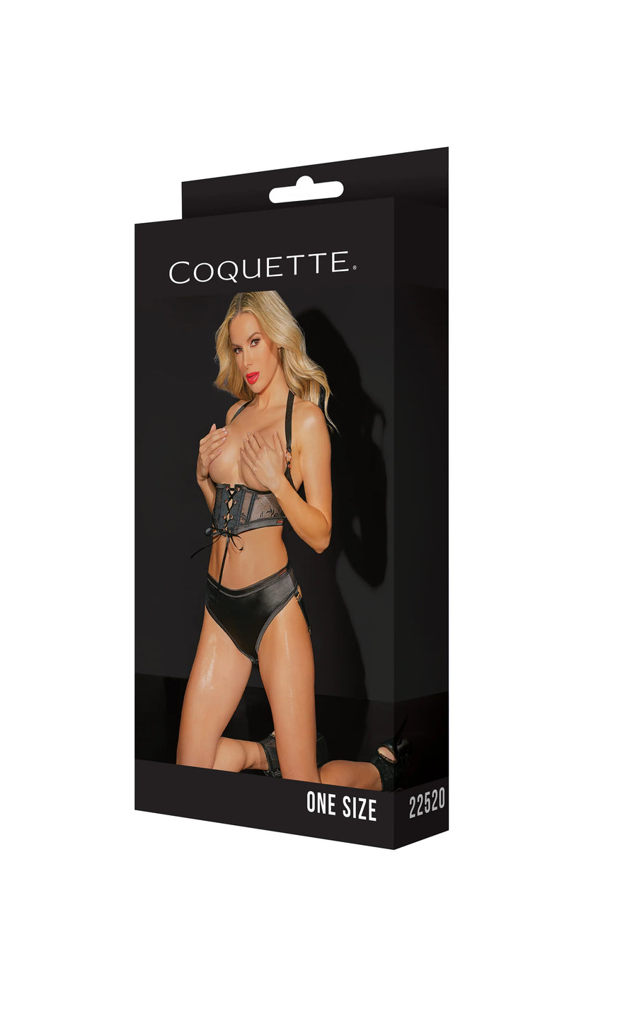 HARNESS & PANTY SET - BLACK