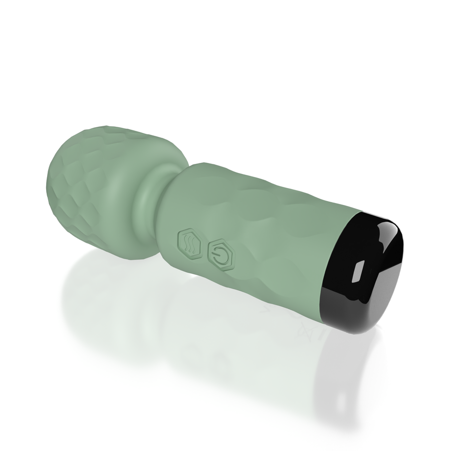 Screaming O Cuties Winny Vibrating Mini Wand - Sage Green