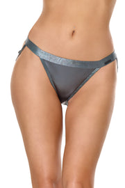 Gunmetal Glam Chain Panty