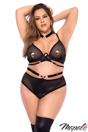 2PC Strappy Set- Plus Size