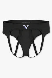 Womens Medium - JockVStrap Sheer Briefs - Black